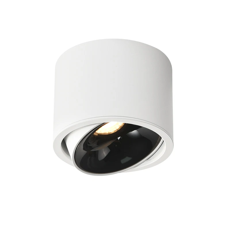 Black White Led surface mounted Surface mounted tube lamp Cylindrical  are used for hallway lighting in the living room
