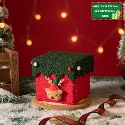 Рождественские яблоки детские конфеты закуски войлочная Подарочная коробка Рождественская подарочная