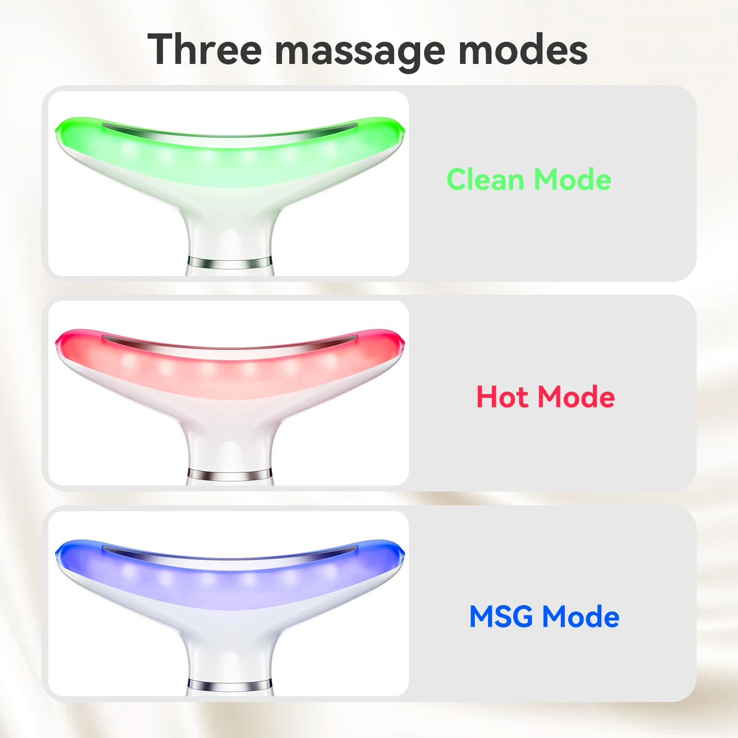 Red Light Therapy for Face and Neck Red Light Therapy Wand for Wrinkles Removal Led Light Face Neck Massager for Skin Care