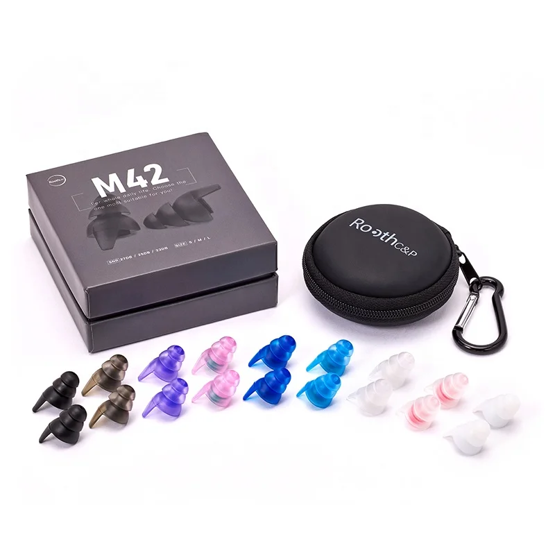 Factory Soft Comfortable Custom Concert Ear Plugs Music Discos Hearing Protection Reusable Silicon Earplugs For Noise Reduction