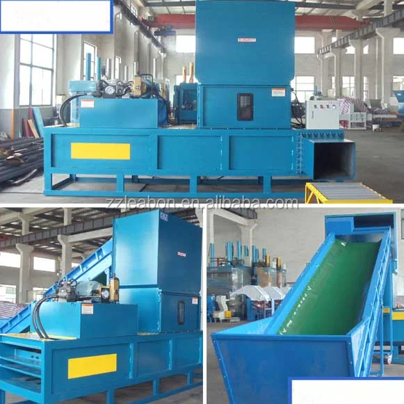 Wood Shaving Baling Press Production Line with Feeding Conveyor and Sealer