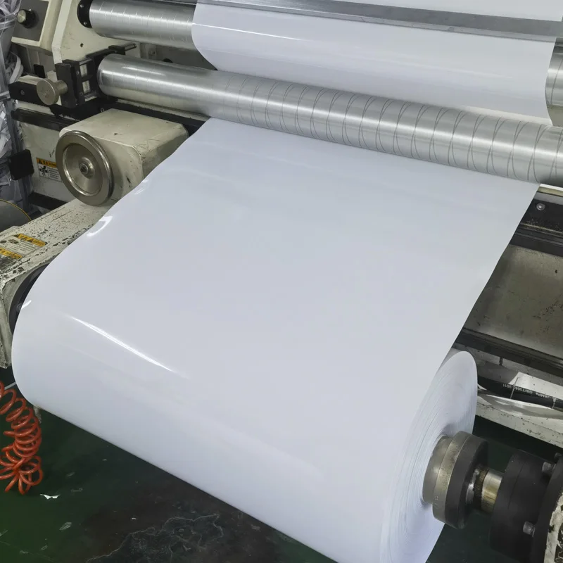 Thin rigid white PVC roll PVC sheet roll for vacuum forming