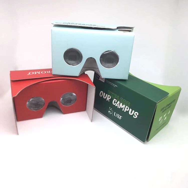  Новейшие портативные картонные 3D очки виртуальной реальности Google с упаковкой в конверт