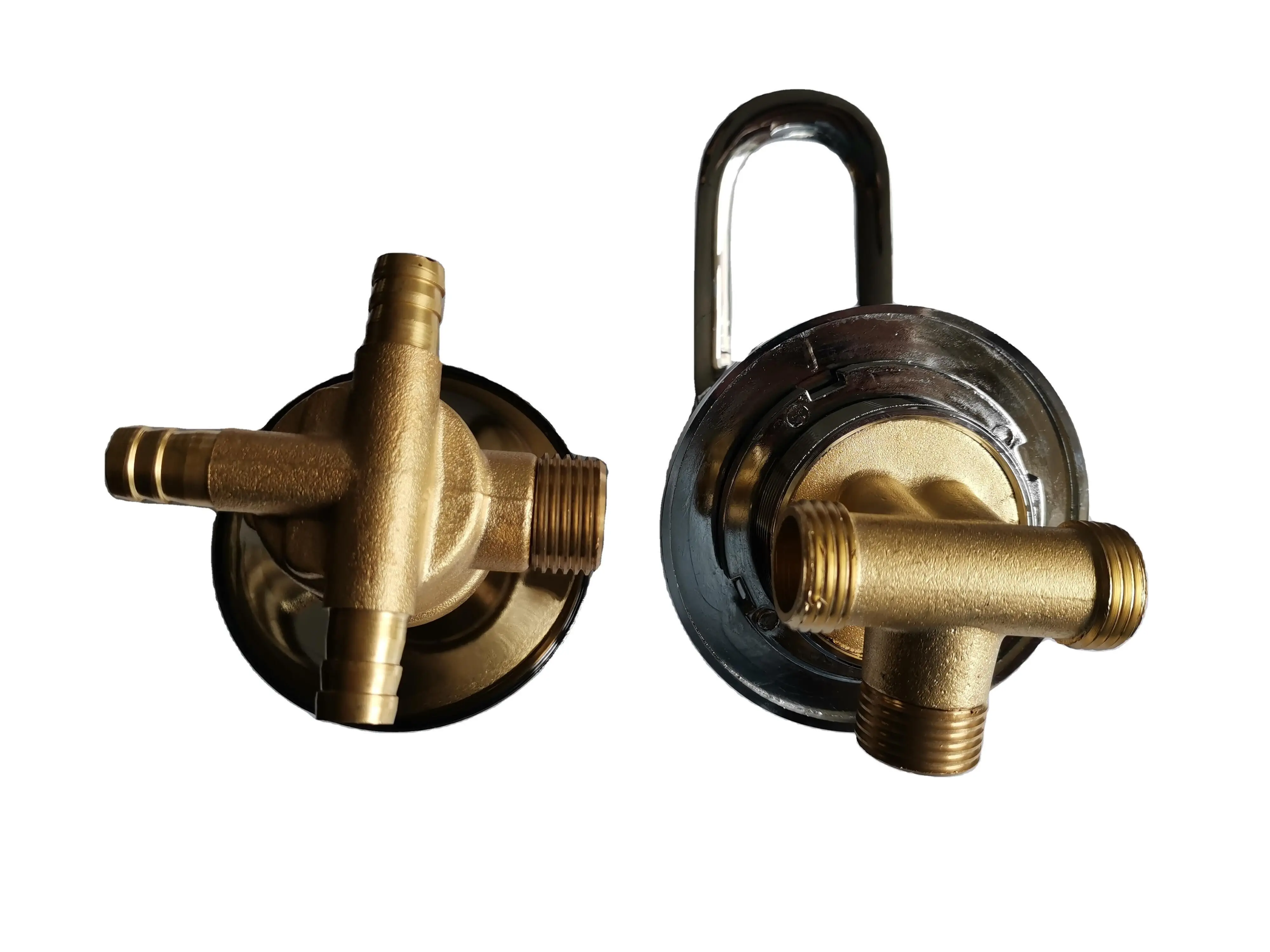 Factory hot sale 3/4/5 Function square handle brass bathroom taps  shower panel faucet