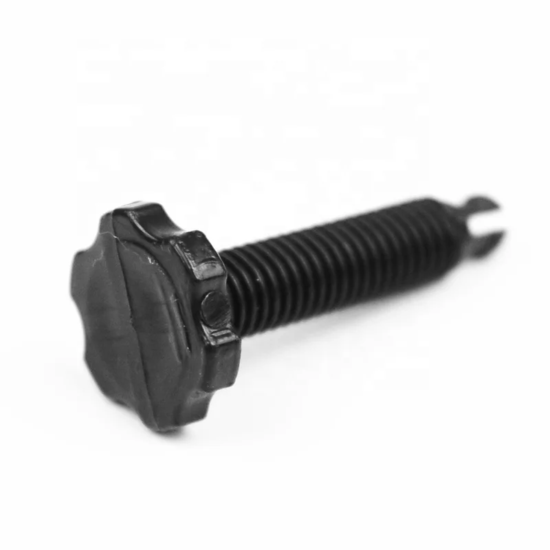 Customized ABS PP PVC POM PA6 Nylon material Injection Parts Plastic Screw Household plastic screw