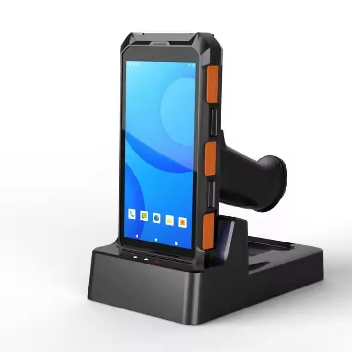 Rfid reader with Charger 4GB+64GB Android 11 long range handheld rfid reader bluetooth