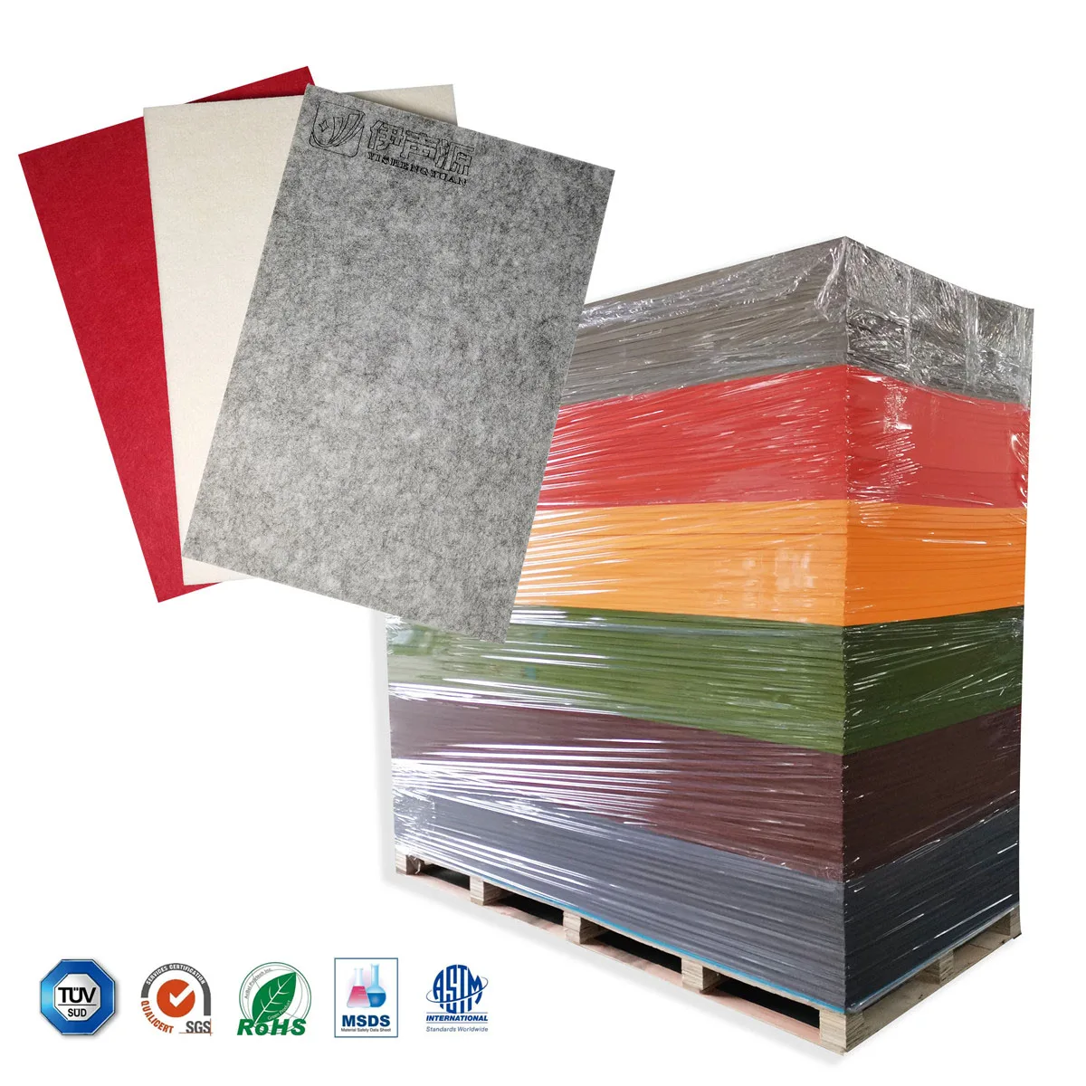 
Sound Proofing Studio High Density Polyester Fiber Acoustic Panel for Studio Home and Office 