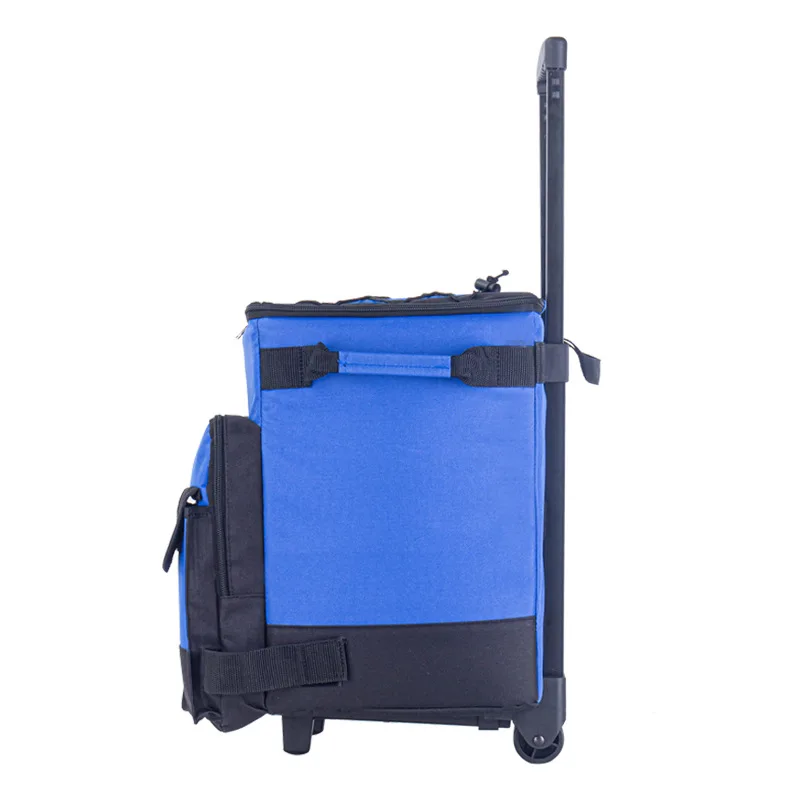 C058 Camping outdoor foldable customized portable trolley cooler bags
