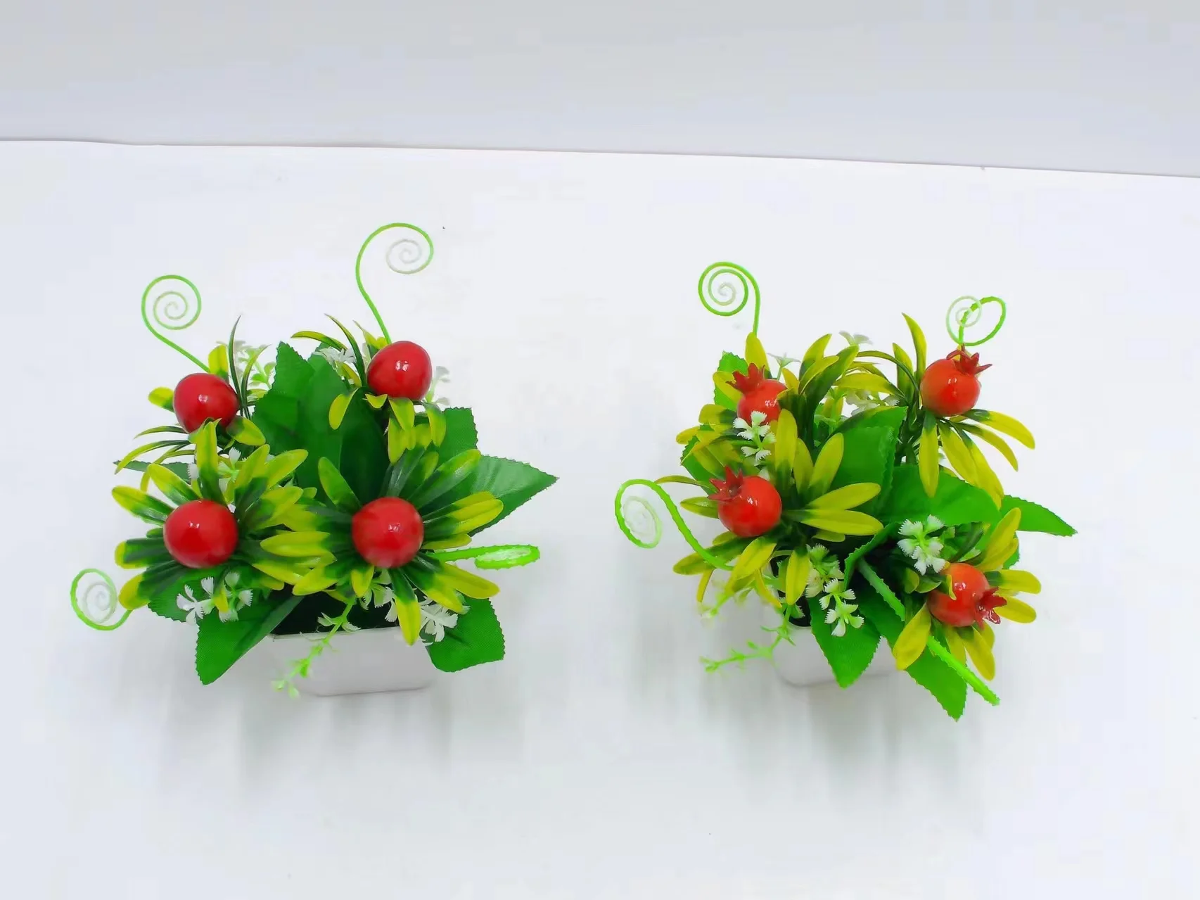 Wholesale high quality plastic indoor fakes potted plant home office restaurant decorative best artificial bonsai for sale