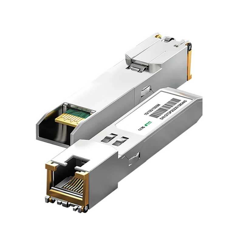 Промышленный класс температуры RJ45 10/100/1000 м 1,25 г BASE-T медь SFP приемопередатчик модуль оптический трансивер