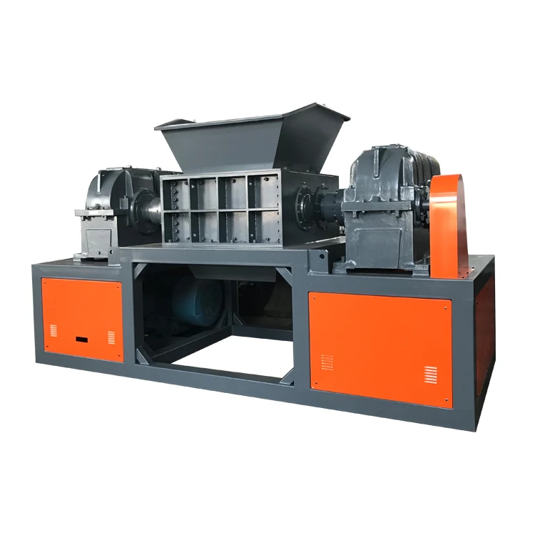 
High efficiency plastic waste cutting recycle four shaft shredder 