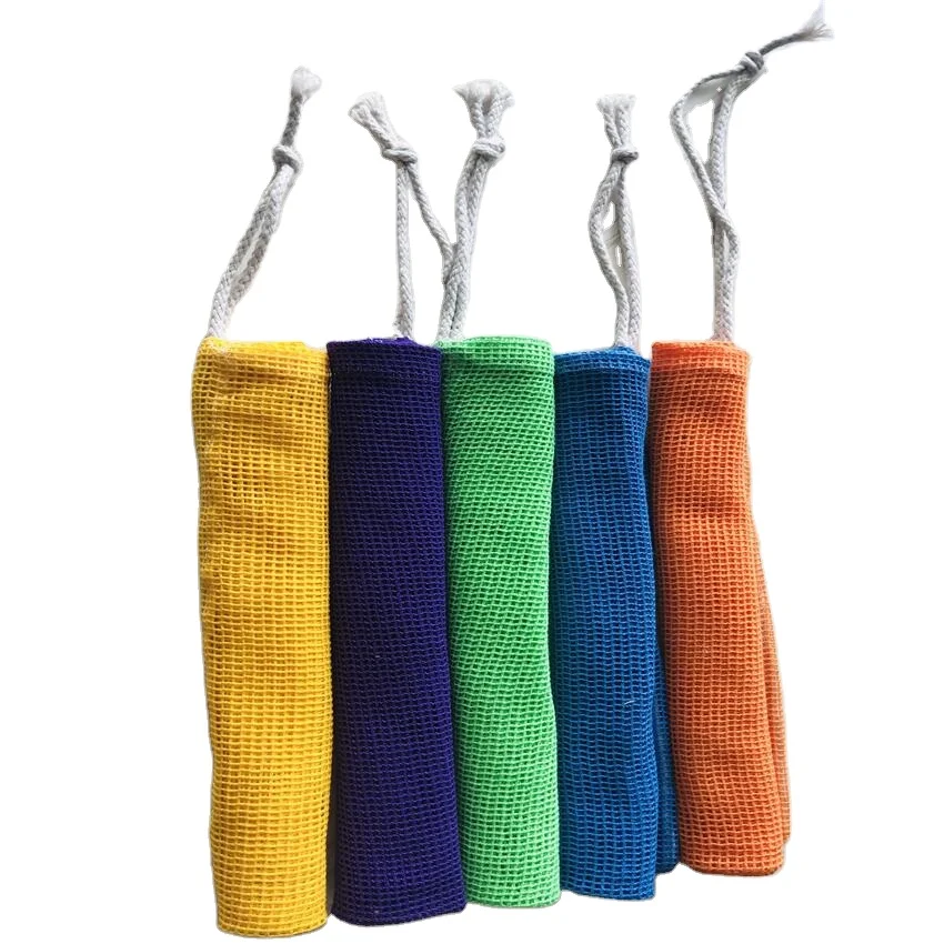 cotton drawstring mesh bag net mesh fruit packaging bags in roll 	 net bags for fruit vegetable