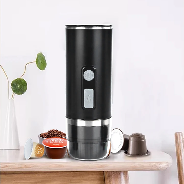 USB Capsule coffee maker Portable coffee maker one button switch single dose coffee grinder