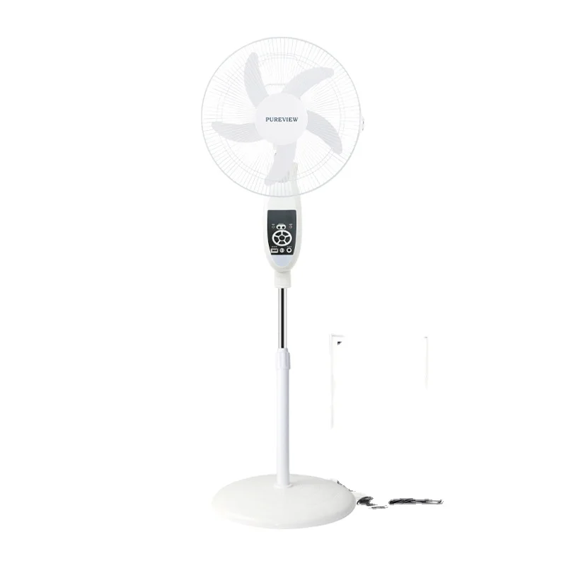 1 3 м Регулируемая Высота 5 лезвий умный промышленный 16-дюймовый стоячий вентилятор с дистанционным управлением домашний офис открытый черный Осциллирующий дом
