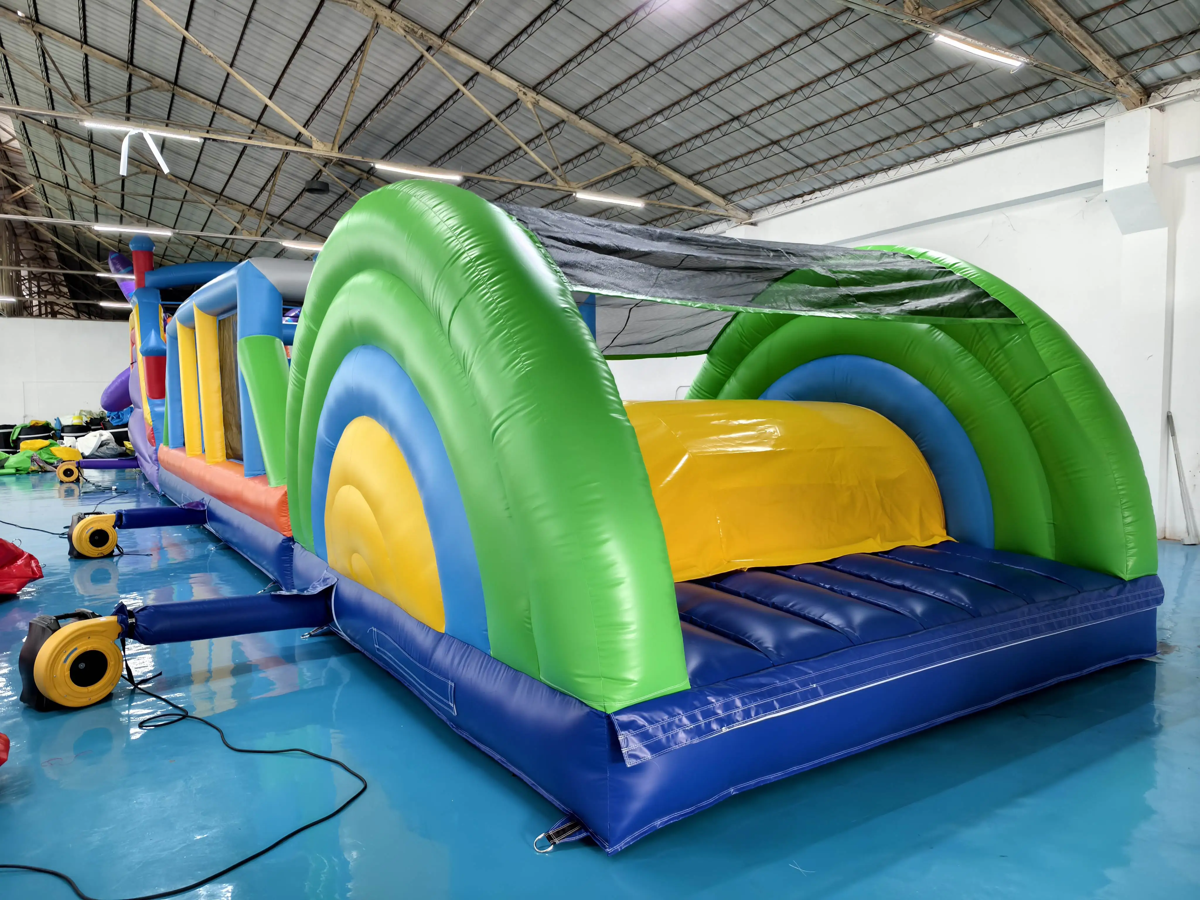 High Quality Customizable Outdoor inflatable games inflatable obstacle course for adults inflatable paintball obstacles for kid