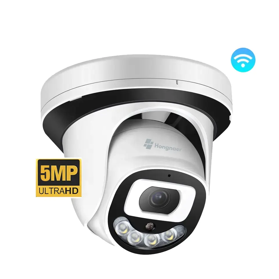 128GB Max Indoor 5MP Wifi Dome Camera 4 PCS IR LED CCTV Color Night Vision Xmeye Icsee Camera