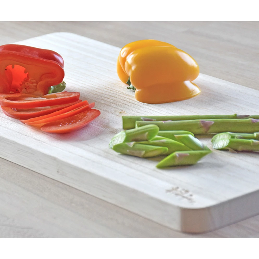 Japanese modern kitchen paulownia wood bbq chopping board block