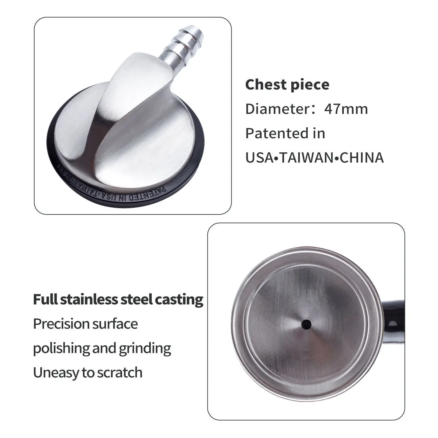 Export Medical Cardiology Stethoscope Professional Stethoscope for Doctor and Nurse