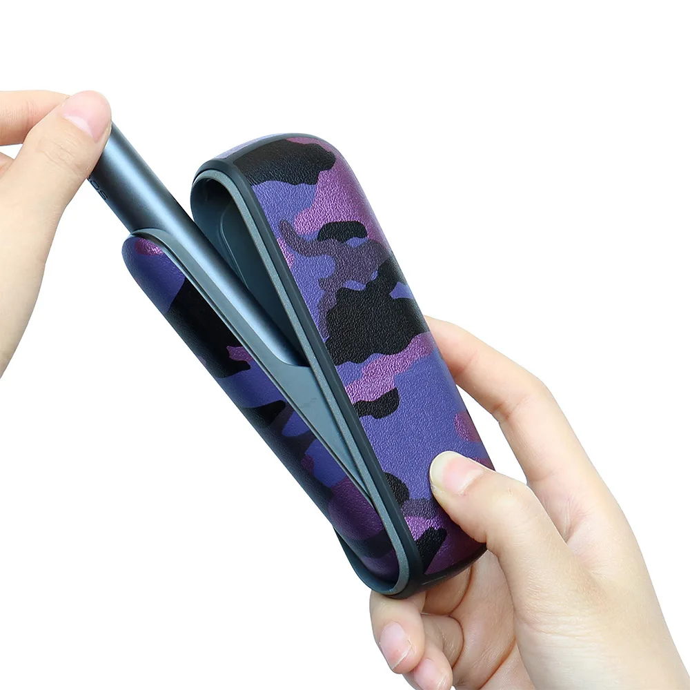 Wholesale Camouflage Case for IQOS iluma Protection Cover PU Case with Door Cover