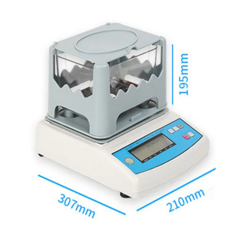 Soil Digital Density Meter Tester Beer Wood Caustic Soda Metal Powder Plastic Solid Apparent Density and Volume 0.001-300g 6kgs