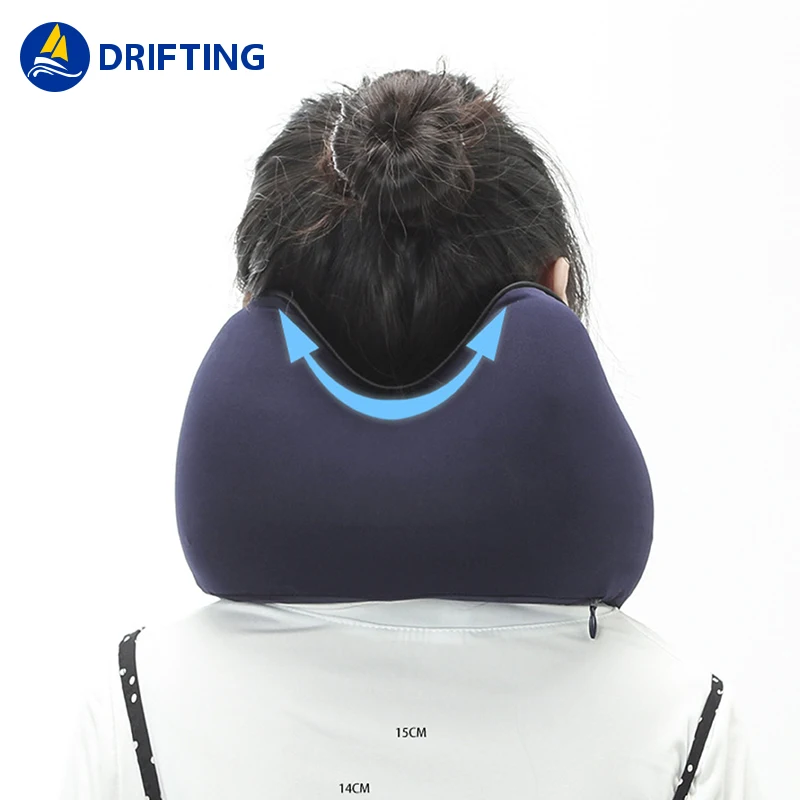 
Magnetic adjustment buckle Portable travel aircraft U-shaped slow rebound Memory foam Travel neck pillow 