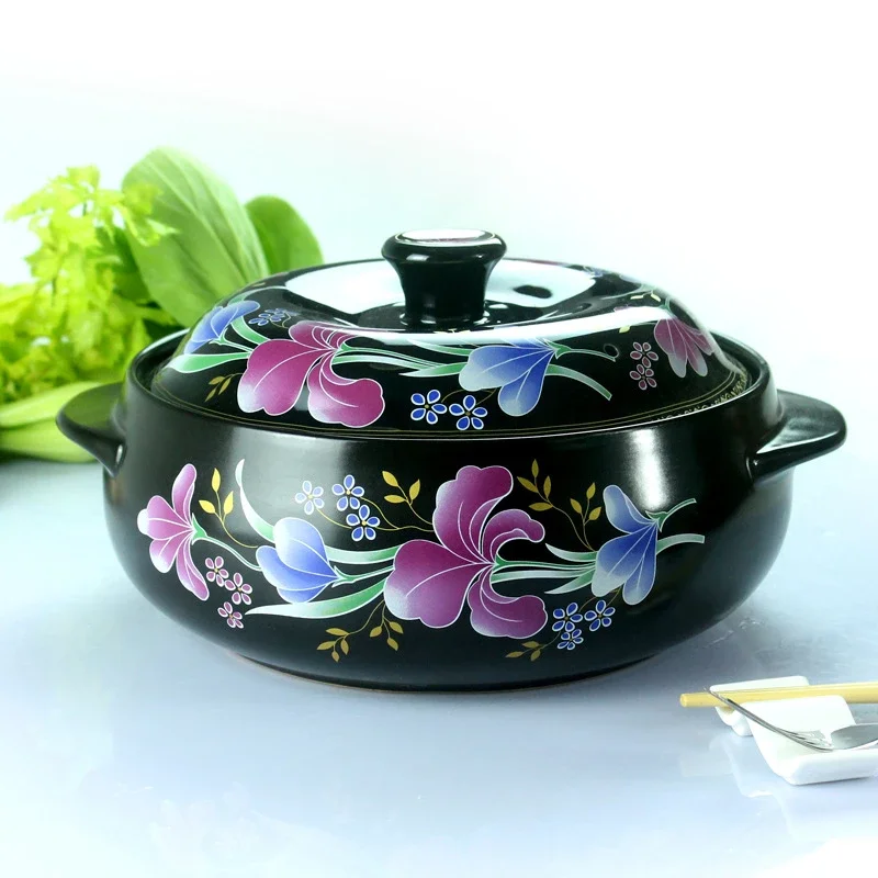 Soup Pot Rice Vermicelli Casserole Casserole Braised Chicken Stew Ceramic Pot Medicine Pot