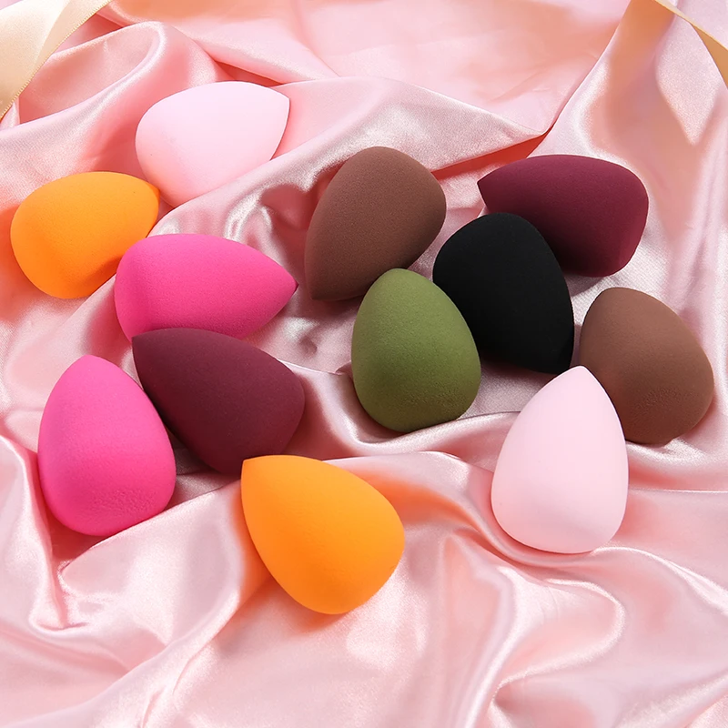 OEM Mulit Color And Shape Latex Free Makeup Sponge No Package High Definition Foundation Beauty Egg Make Up Sponges Blender