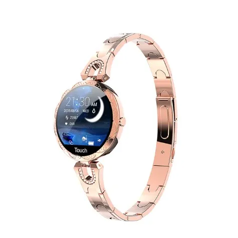Fashion luxury Smartwatch Sport Fitness Tracker heart rate monitor Waterproof Women Wrist Smart Watches
