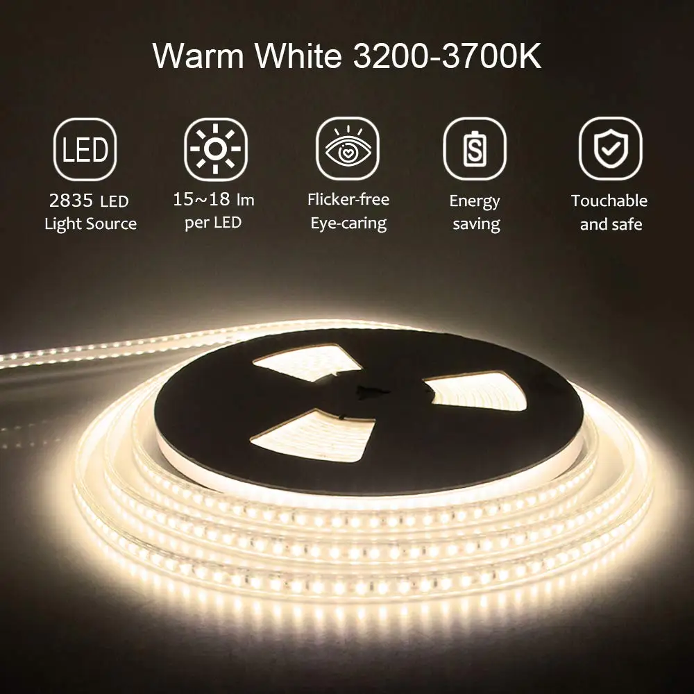 2835 Constant Current Lights Strip Smd Light 120 240 Leds 60D Flexible 12V Rope 5V Light 12V Rgb Led Strip Led For Tv