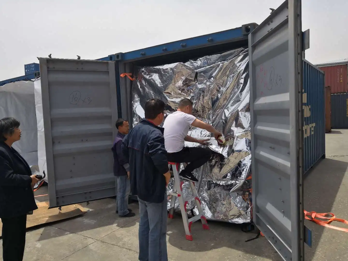 Cargo Foil Thermal Blankets Insulated Shipping Container Liner