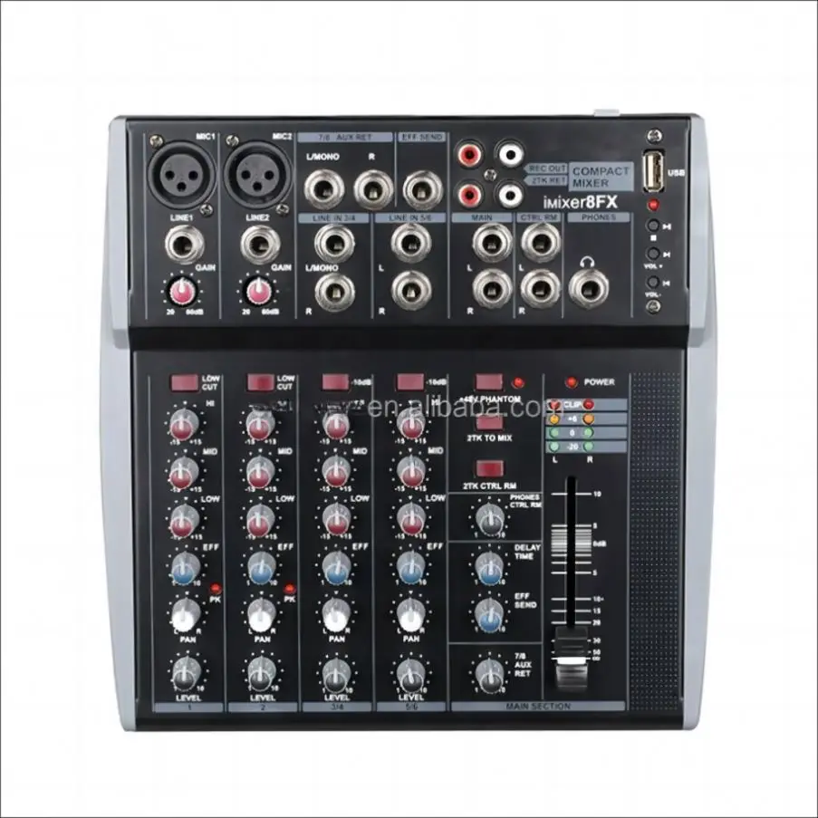 Professional With Ce Certificate Bluetooth Audio Mixer