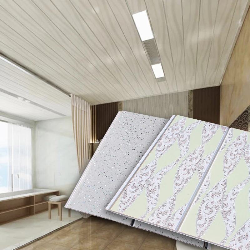 Top Sale 3D PVC Ceiling Tiles Building Materials Hot Stamping Ceiling Board for Home Office Decoration