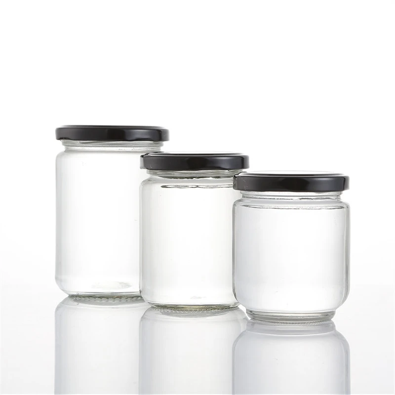 promotion Types Of Size Available Round Shape Glass Honey Pots Wholesale spicy jar mason jar