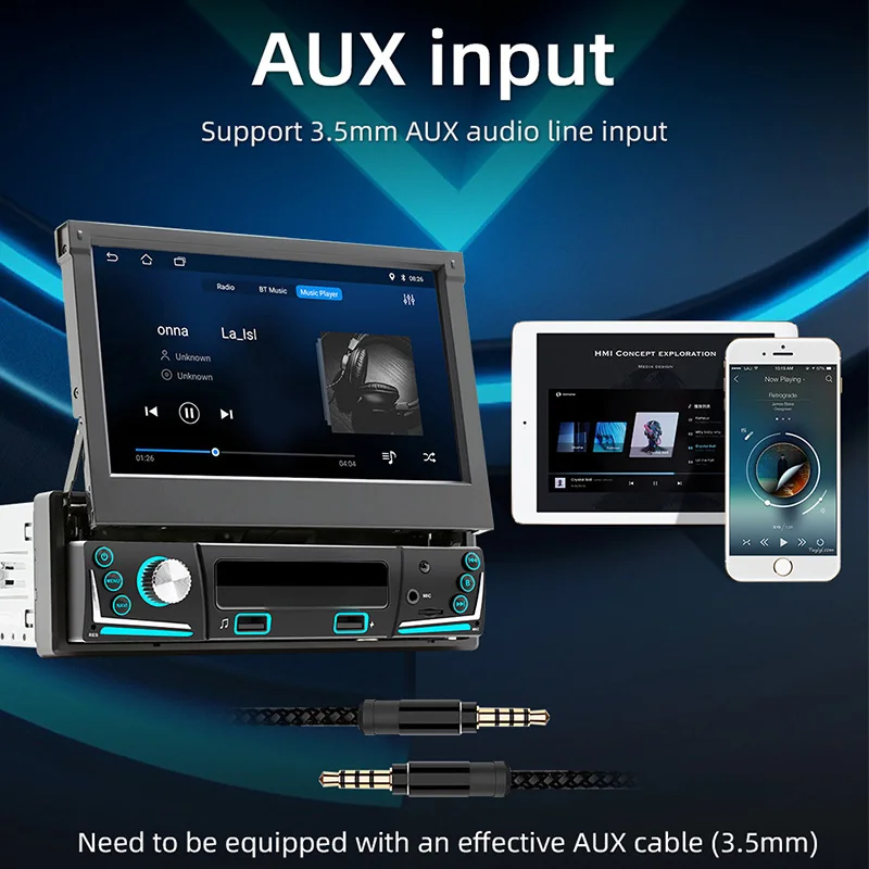 CareDrive Erisin Es8588U 7 дюймов A007 Универсальный 1 Din Android 12 0 беспроводной Bt5.0 Carplay 4G Tpms Dab Dsp автомобильное радио