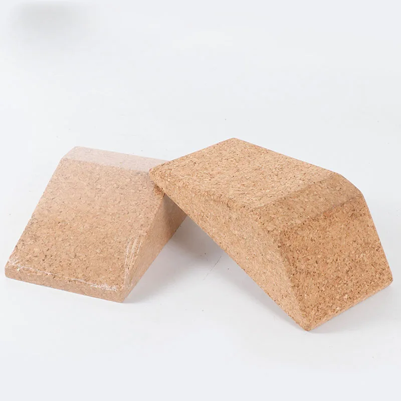 2pcs/pair Foot Calf Stretcher Exercise Bricks Cork Slant Boards Gym Fitness Wedge Stretch Blocks In Stock