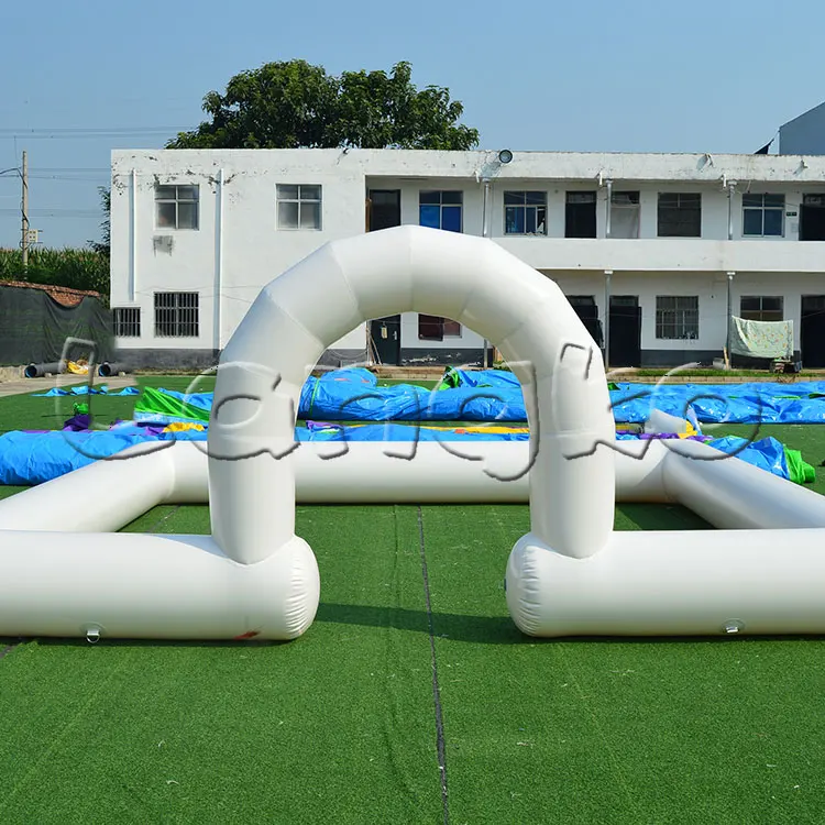 New design factory price inflatable rc track for bateria bumper car inflatable toys and accessories games, suitable for events