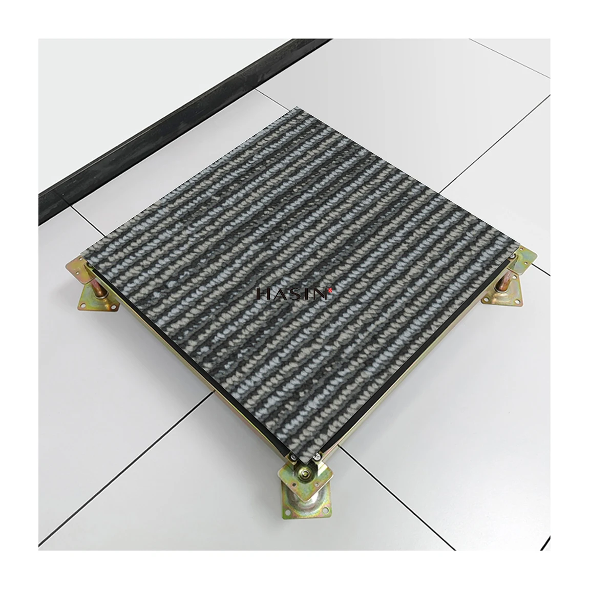Hot Sale 60x60 Resistant Anti Static Raised Flooring Tiles Full Body Porcelain Glazed Carpet Grain Floor Tiles For Data Center