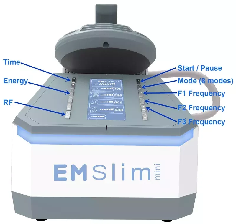 Desktop Home Use 7 Muscle Sculpting Body Slimming NEO RF EMSlim Mini A Handle Machine