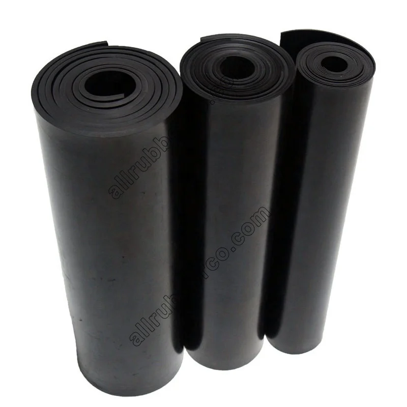 Hot selling  quality products 1mm-100mm black SBR EPDM CR soft Plate NBR industrial rubber board Rubber sheet roll