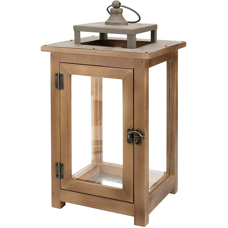 New Inventions Tidy Indestructible Simple Wood Lantern