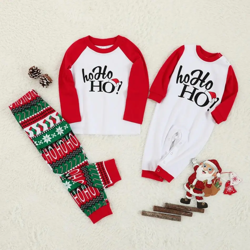 2021 Matching Christmas Baby Kids Christmas Clothes Family Pajamas Clothes For Family Mommy And Me Outfits