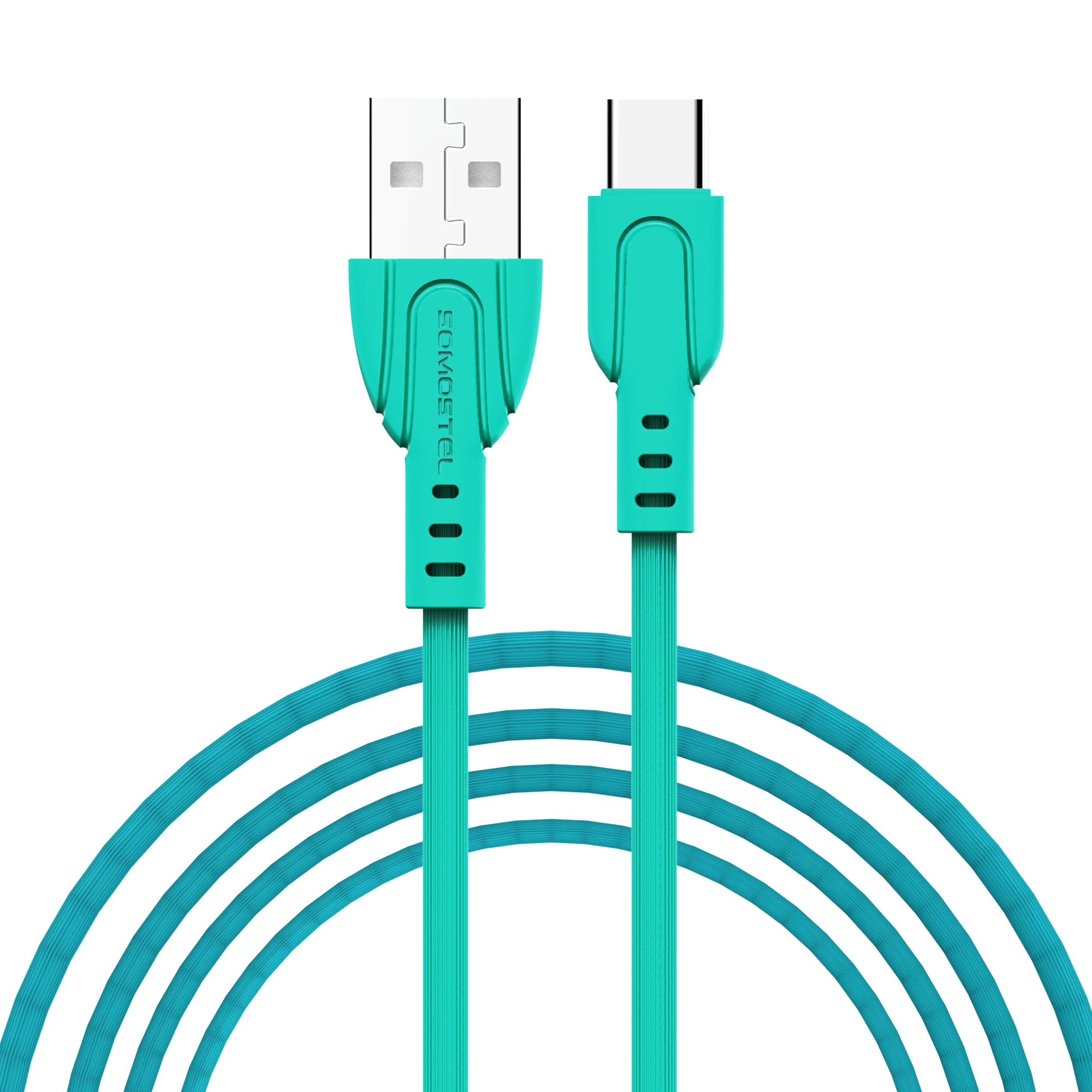 Factory Price 2.1A Mobile USB Cable Durable PVC Fast Charging USB to Type C Micro V8 IPH Port Charge Cable