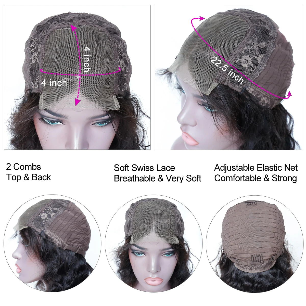 
Wholesale high quality natural curly transpanrent hd frontal wig human hair lace front wig wigs for black women 