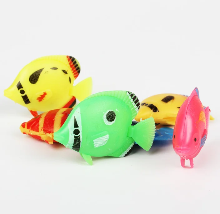 Stock Varieties of decoration plastic aquarium discus fish