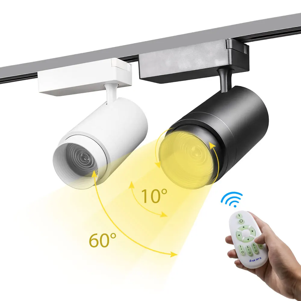 New Trend 48V Linear Spotlight Magnetic Track Lights System Led Track Light Surface Recessed Pendant Light