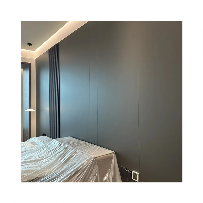 Waterproof Bamboo Charcoal Wood Veneer Wall Cladding Panel Interior Wall Panel For Indoor Decoration