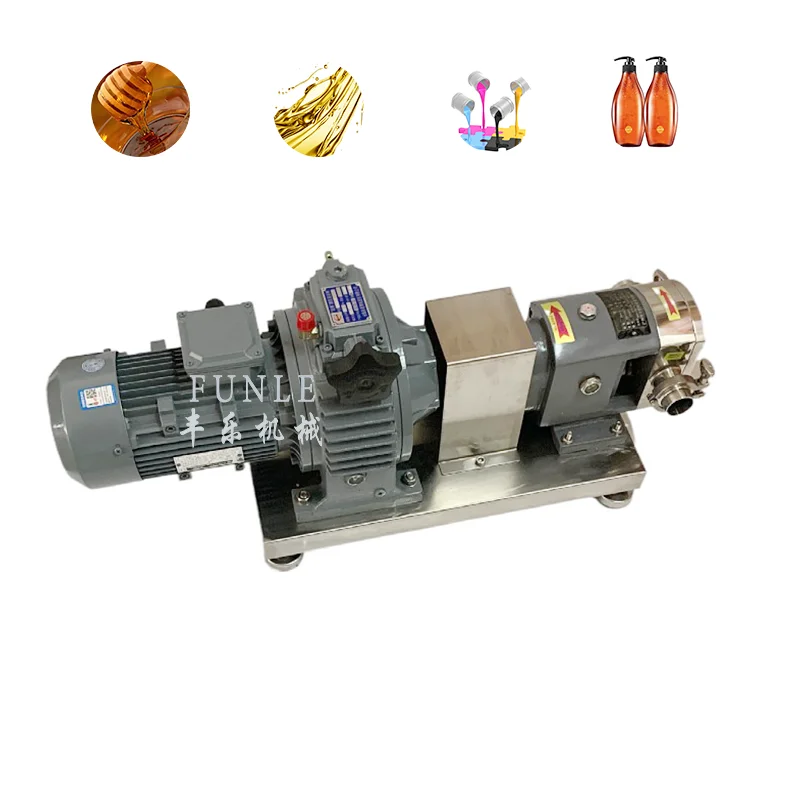 Factory Sale High Viscosity Paste Transfer Pump Three Lobe Cam Rotor Stator Pump