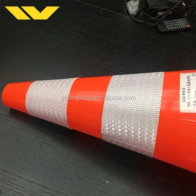 High Quality Custom PVC Reflective Traffic Cone Sleeve For Traffic Road Safety