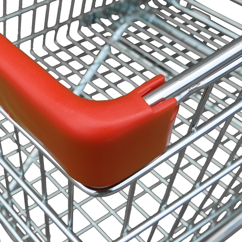  Factory Wholesale Hand Push Supermarket Metal Trolley Shopping Carts 4