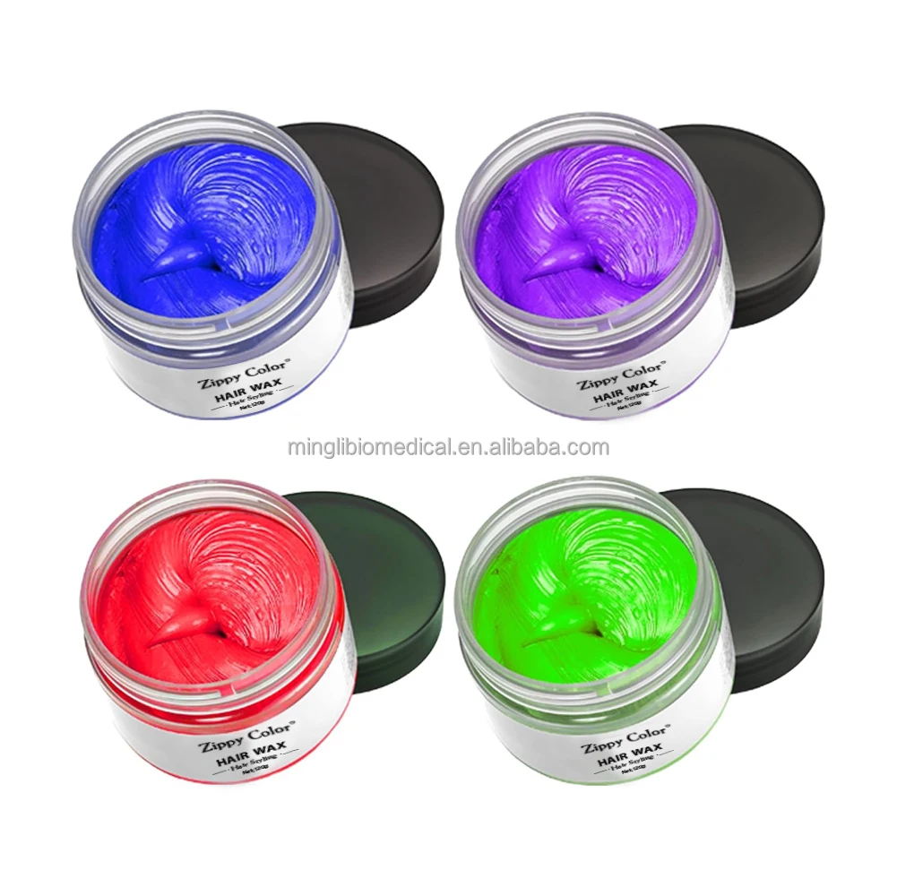 Fast Effect Hair Coloring Wax Cosmetics Manufacturer Semi Permanent Hair Wax Wholesale Wax To Paint Hair